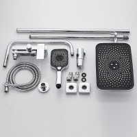 Душевая система Shevanik S9636, цвет хром