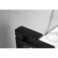 Смеситель для раковины Shevanik S9701H, цвет черный матовый