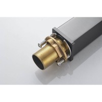 Смеситель для раковины Shevanik S9701T, вороненая сталь, gunmetal