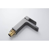 Смеситель для раковины Shevanik S9701T, вороненая сталь, gunmetal