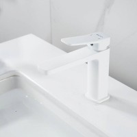 Смеситель для раковины Shevanik S9901C, цвет белый