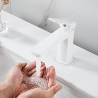 Смеситель для раковины Shevanik S9901C, цвет белый