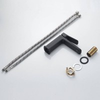 Смеситель для раковины Shevanik S9901H, цвет черный матовый