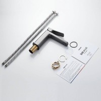 Смеситель для раковины Shevanik S9901T, вороненая сталь, gunmetal