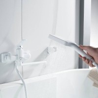 Смеситель для ванны и душа Shevanik S9902C, с душевым гарнитуром, цвет белый матовый