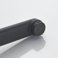 Смеситель для ванны и душа Shevanik S9902H, с душевым гарнитуром, цвет черный матовый