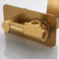 Гигиенический душ Shevanik, S9905G, со смесителем, золотой сатин