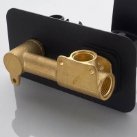 Гигиенический душ Shevanik, S9905H, со смесителем, черный матовый