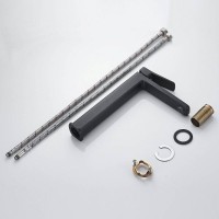 Смеситель для раковины Shevanik S9911H, цвет черный матовый