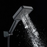 Смеситель для ванны и душа Shevanik S9912H, на борт ванны, цвет черный матовый