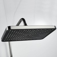 Душевая система Shevanik S9936T, вороненая сталь, gunmetal