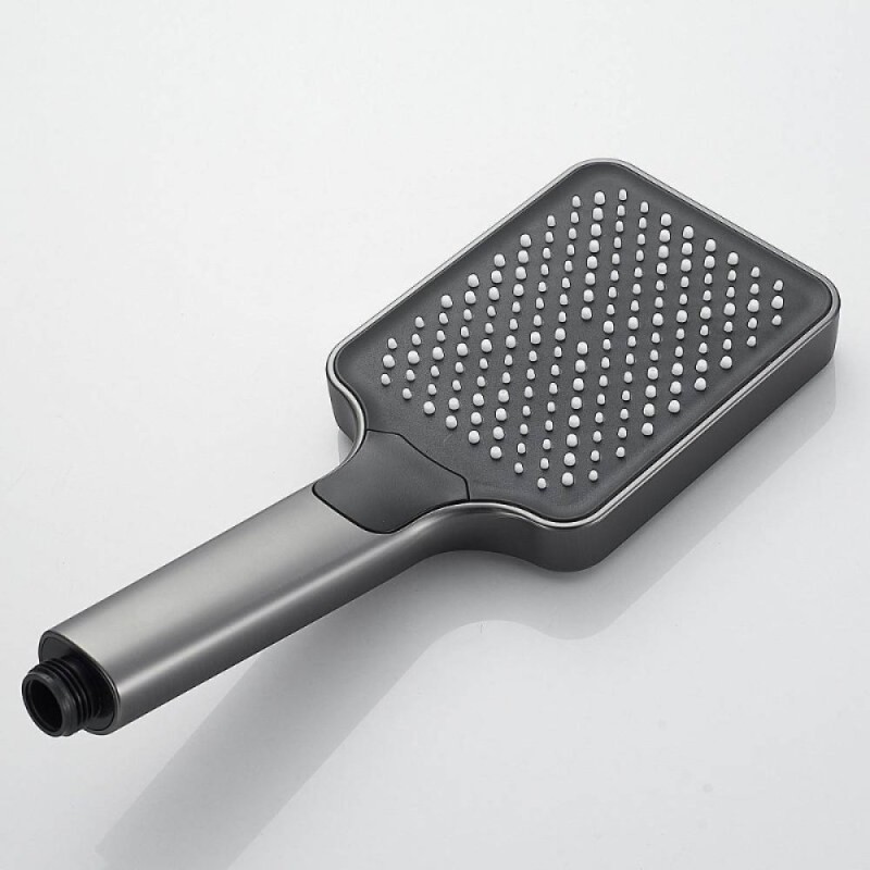 Душевая система Shevanik S9936T, вороненая сталь, gunmetal
