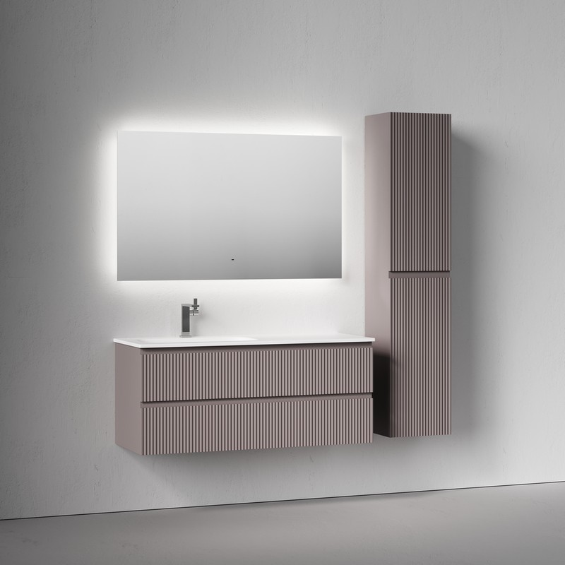 Тумба подвесная SANCOS Very  левая 1195х445х406, c одним  ящиком оснащенным доводчиками, Doha Soft , арт.VR120LSM