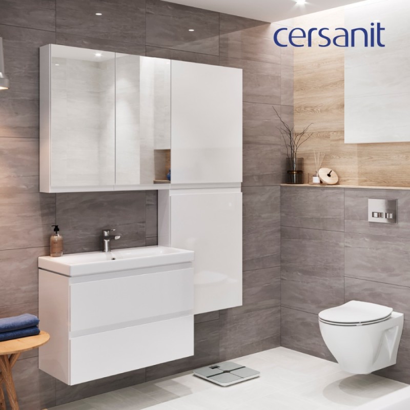 Шкаф подвесной Cersanit Moduo SB-SW-MOD60/Wh, 60 см, цвет белый