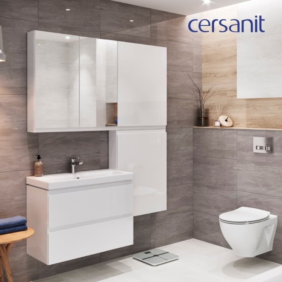 Шкаф подвесной Cersanit Moduo SB-SW-MOD60/Wh, 60 см, цвет белый