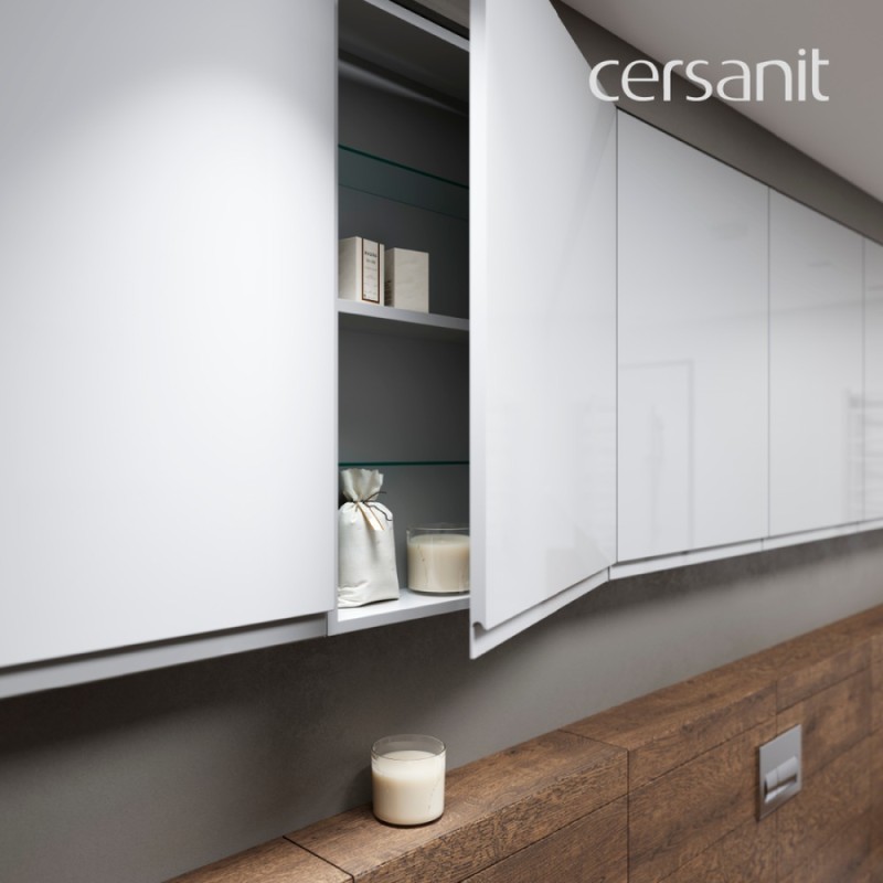 Шкаф подвесной Cersanit Moduo SB-SW-MOD60/Wh, 60 см, цвет белый