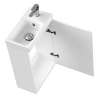 Тумба под раковину Cersanit Moduo SB-SZ-MOD-MO40/Wh, 40 см, подвесная, белая
