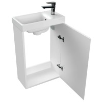 Тумба под раковину Cersanit Moduo SB-SZ-MOD-MO40/Wh, 40 см, подвесная, белая