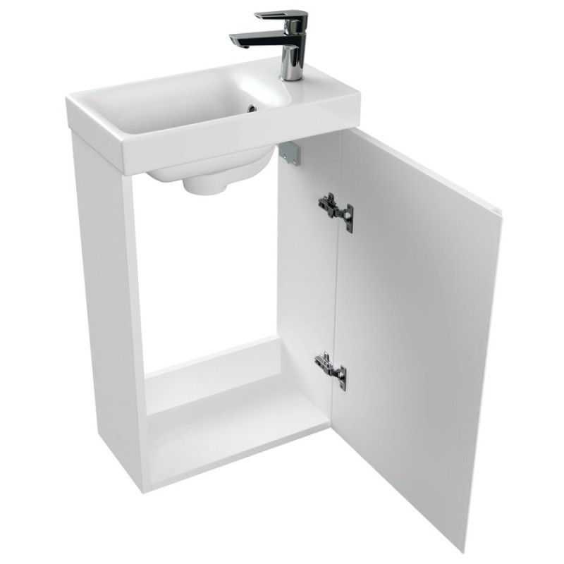 Тумба под раковину Cersanit Moduo SB-SZ-MOD-MO40/Wh, 40 см, подвесная, белая
