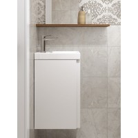 Тумба под раковину Cersanit Moduo SB-SZ-MOD-MO40/Wh, 40 см, подвесная, белая