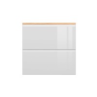 Тумба под раковину Cersanit Moduo SB-SZ-MOD60-BL/Wh, 60 см, подвесная, под столешницу, белая