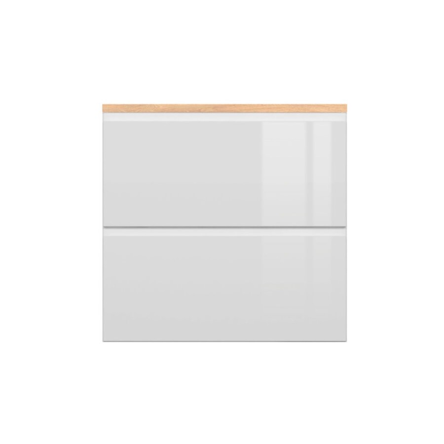 Тумба под раковину Cersanit Moduo SB-SZ-MOD60-BL/Wh, 60 см, подвесная, под столешницу, белая