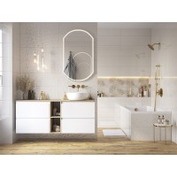 Тумба под раковину Cersanit Moduo SB-SZ-MOD60-BL/Wh, 60 см, подвесная, под столешницу, белая