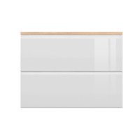 Тумба под раковину Cersanit Moduo SB-SZ-MOD80-BL/Wh, 80 см, подвесная, под столешницу, белая