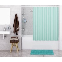 Штора для ванной WasserKraft Oder SC-30301, 180 x 200 см, навесная, голубой