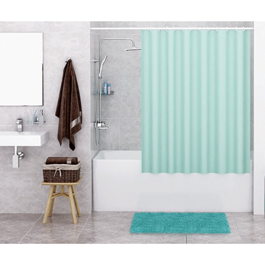 Штора для ванной WasserKraft Oder SC-30301, 180 x 200 см, навесная, голубой