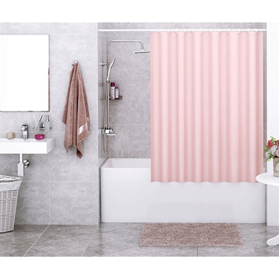 Штора для ванной WasserKraft Oder SC-30401, 180 x 200 см, навесная, цвет розовый