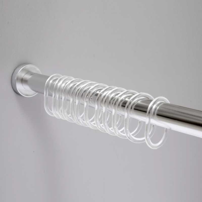 Карниз для ванны WasserKraft Dinkel SC-461120, 110 - 200 см, хром