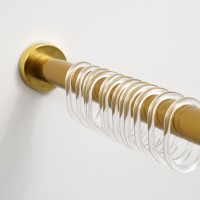 Карниз для ванны WasserKraft Aisch SC-551120, 110 - 200 см, золото