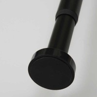 Карниз для ванны WasserKraft Elbe SC-721121, 110 - 200 см, черный