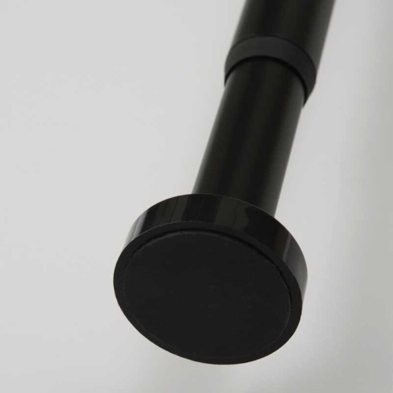 Карниз для ванны WasserKraft Elbe SC-721121, 110 - 200 см, черный