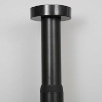 Карниз для ванны WasserKraft Elbe SC-721121, 110 - 200 см, черный