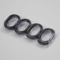 Карниз для ванны WasserKraft Elbe SC-721121, 110 - 200 см, черный