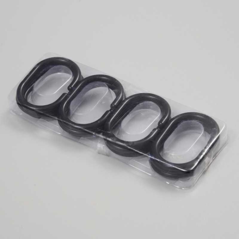 Карниз для ванны WasserKraft Elbe SC-721121, 110 - 200 см, черный