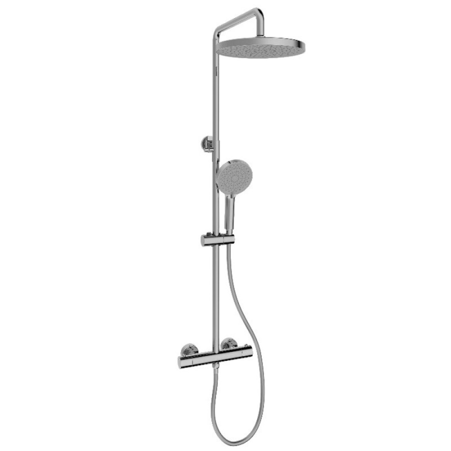 Душевая система Sancos Teo SC11001CH, термостатическая, хром