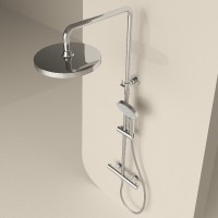 Душевая система Sancos Teo SC11001CH, термостатическая, хром