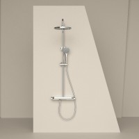 Душевая система Sancos Teo SC11002CH, термостатическая, хром