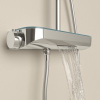Душевая система Sancos Teo SC11002CH, термостатическая, хром