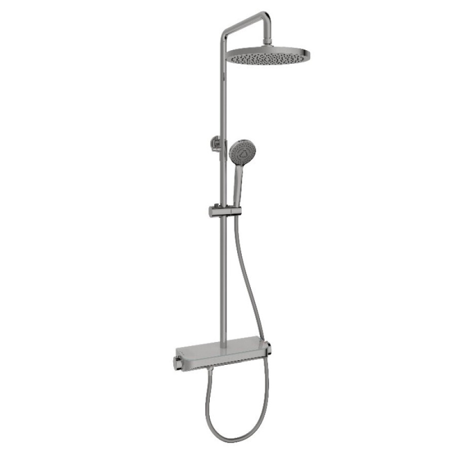 Душевая система Sancos Teo SC11002CH, термостатическая, хром