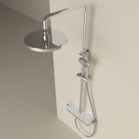 Душевая система Sancos Teo SC11002CH, термостатическая, хром