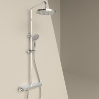 Душевая система Sancos Teo SC11002CH, термостатическая, хром