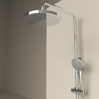 Душевая система Sancos Teo SC11002CH, термостатическая, хром