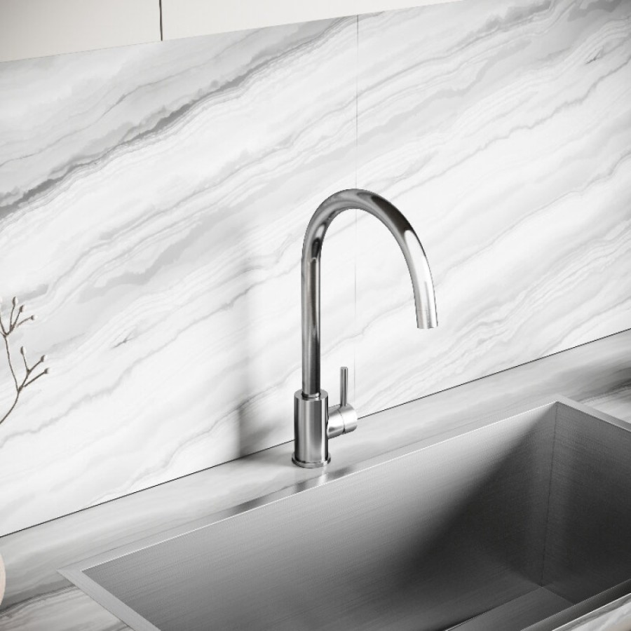 Смеситель для кухонной мойки Sancos Stainless SC12001SS, цвет нержавеющая сталь