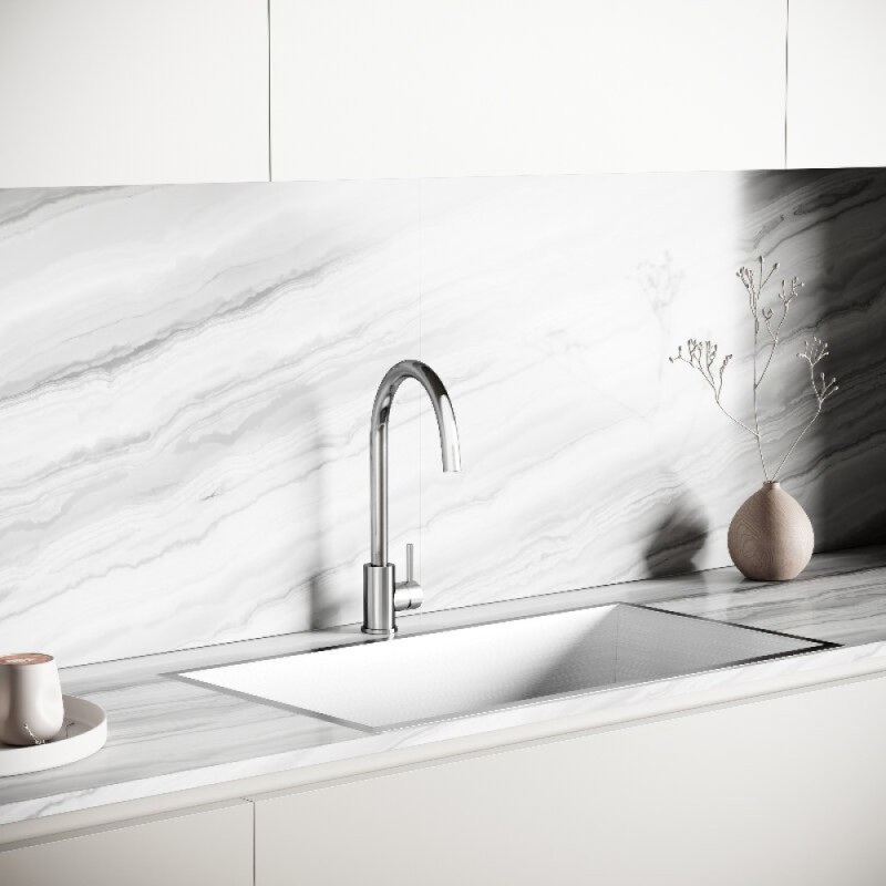 Смеситель для кухонной мойки Sancos Stainless SC12001SS, цвет нержавеющая сталь