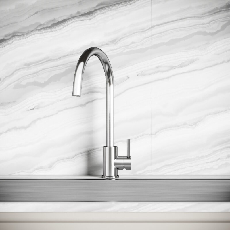 Смеситель для кухонной мойки Sancos Stainless SC12001SS, цвет нержавеющая сталь