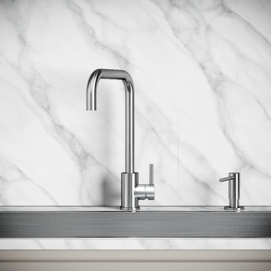 Смеситель для кухонной мойки Sancos Stainless SC12002SS, цвет нержавеющая сталь